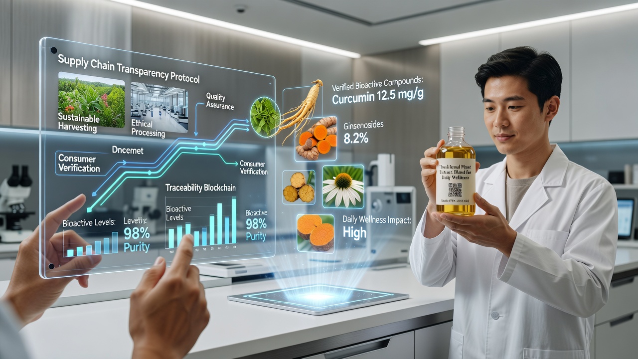 Supply Chain Transparency Mechanisms and Their Effects on Verifying Bioactive Compound Levels in Traditional Plant Extracts Used for Daily Wellness Routines